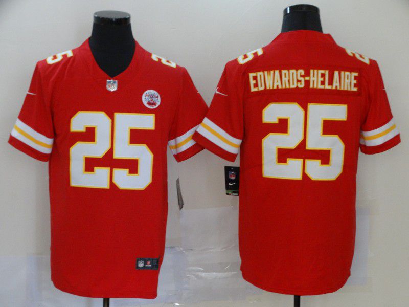 Men Kansas City Chiefs #25 Edwards-Helaire Red Nike Vapor Untouchable Stitched Limited NFL Jerseys->los angeles rams->NFL Jersey